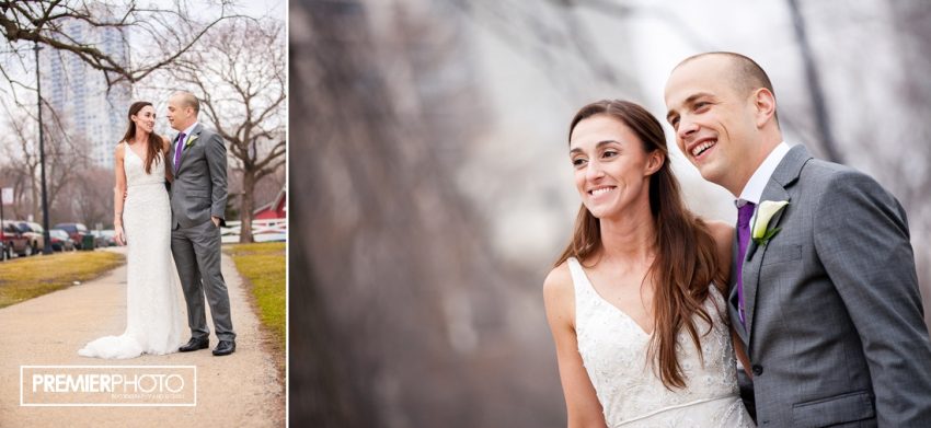 Lincoln Park wedding portraits